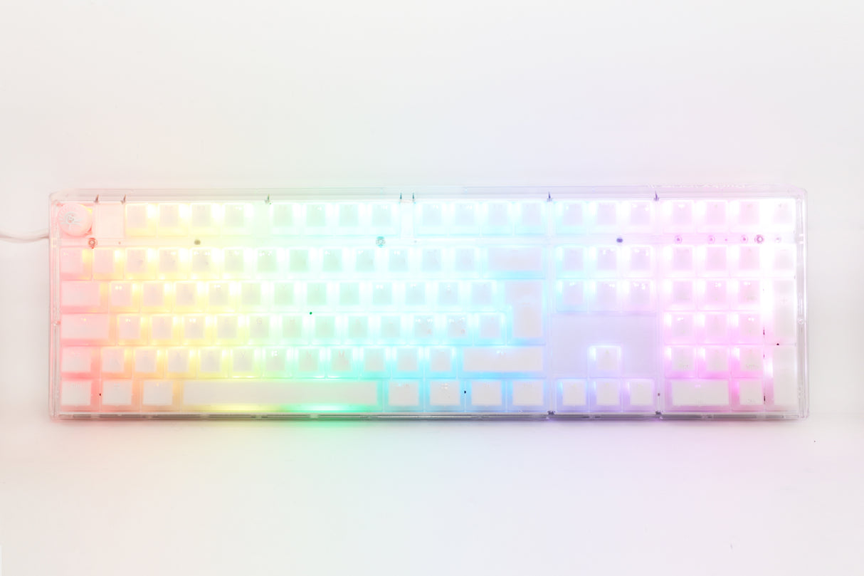Ducky One 3 - Aura White Nordic - Fullstorlek - Kailh Box Jellyfish Switch Y-RGB
