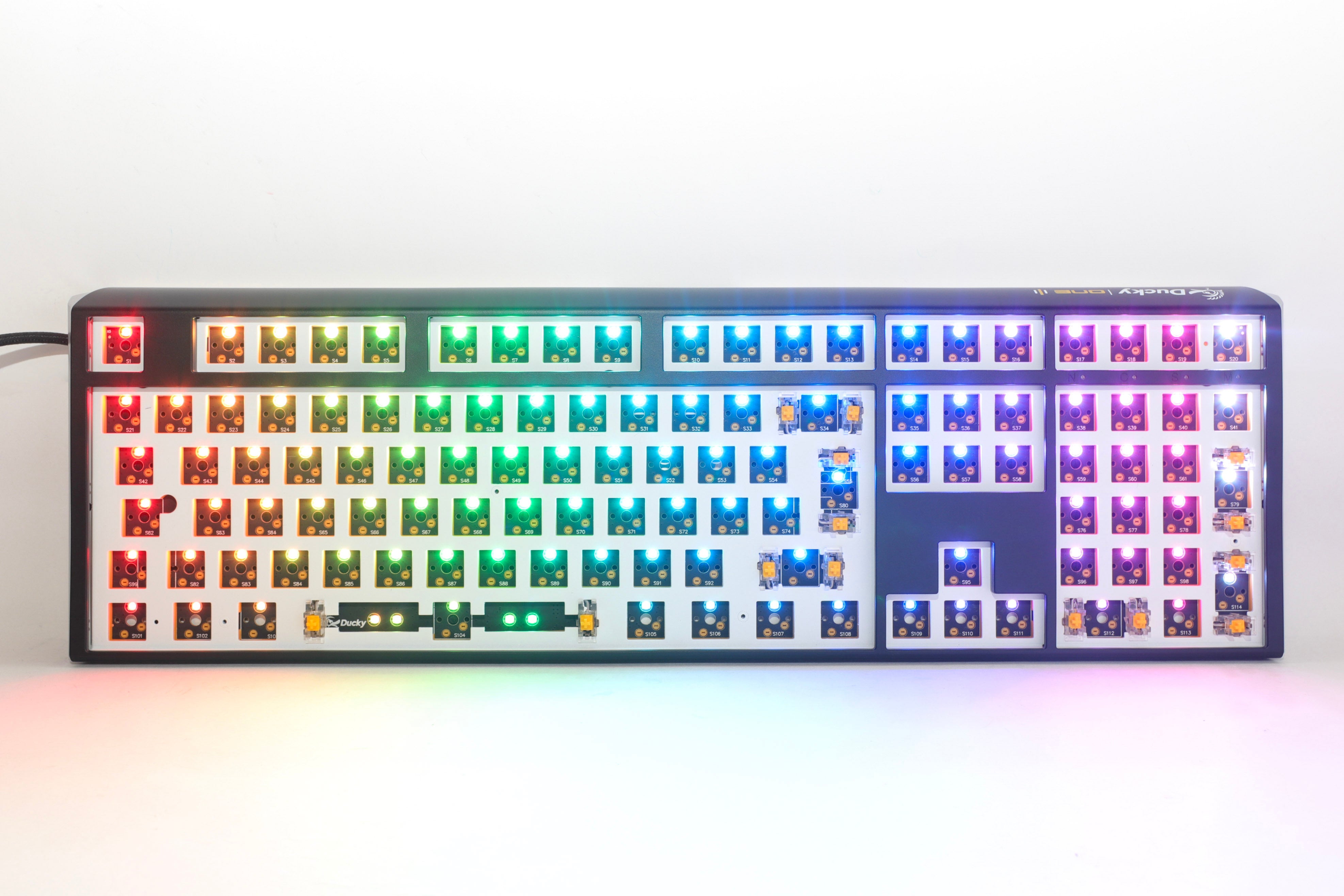 Ducky One 3 - Hot Swap ISO Barebone Black - Fullstorlek - RGB - Utan brytare/tangentknappar