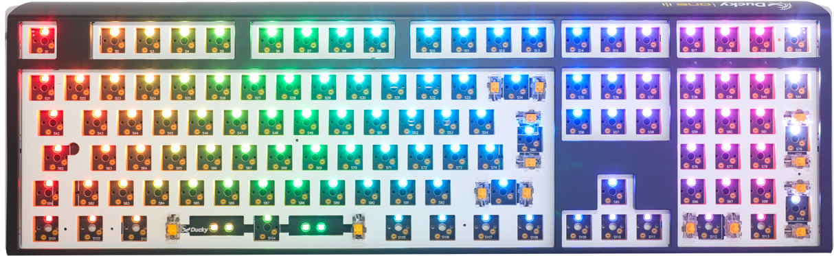 Ducky One 3 - Hot Swap ISO Barebone Black - Fullstorlek - RGB - Utan brytare/tangentknappar