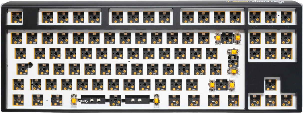 Ducky One 3 - Hot Swap ISO Barebone Black - TKL - RGB - Utan brytare/tangentknappar