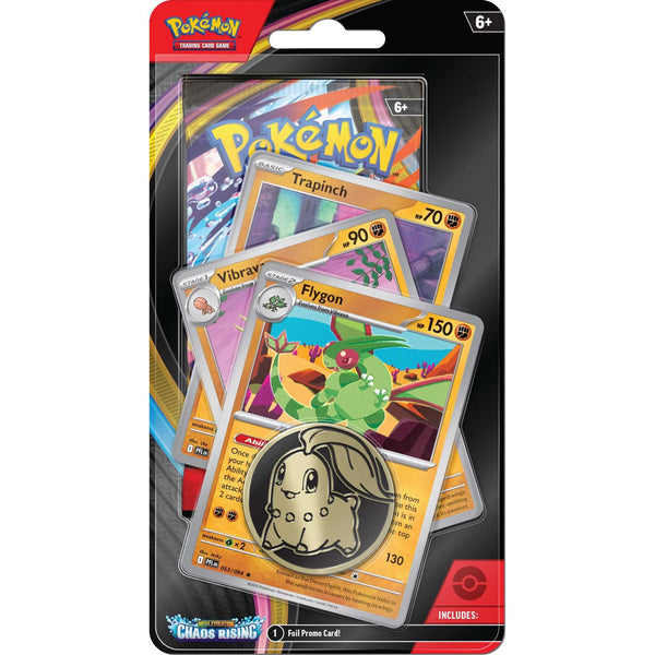 Pokémon TCG Chaos Rising Premium Checklane Blister – engelsk, assorteret