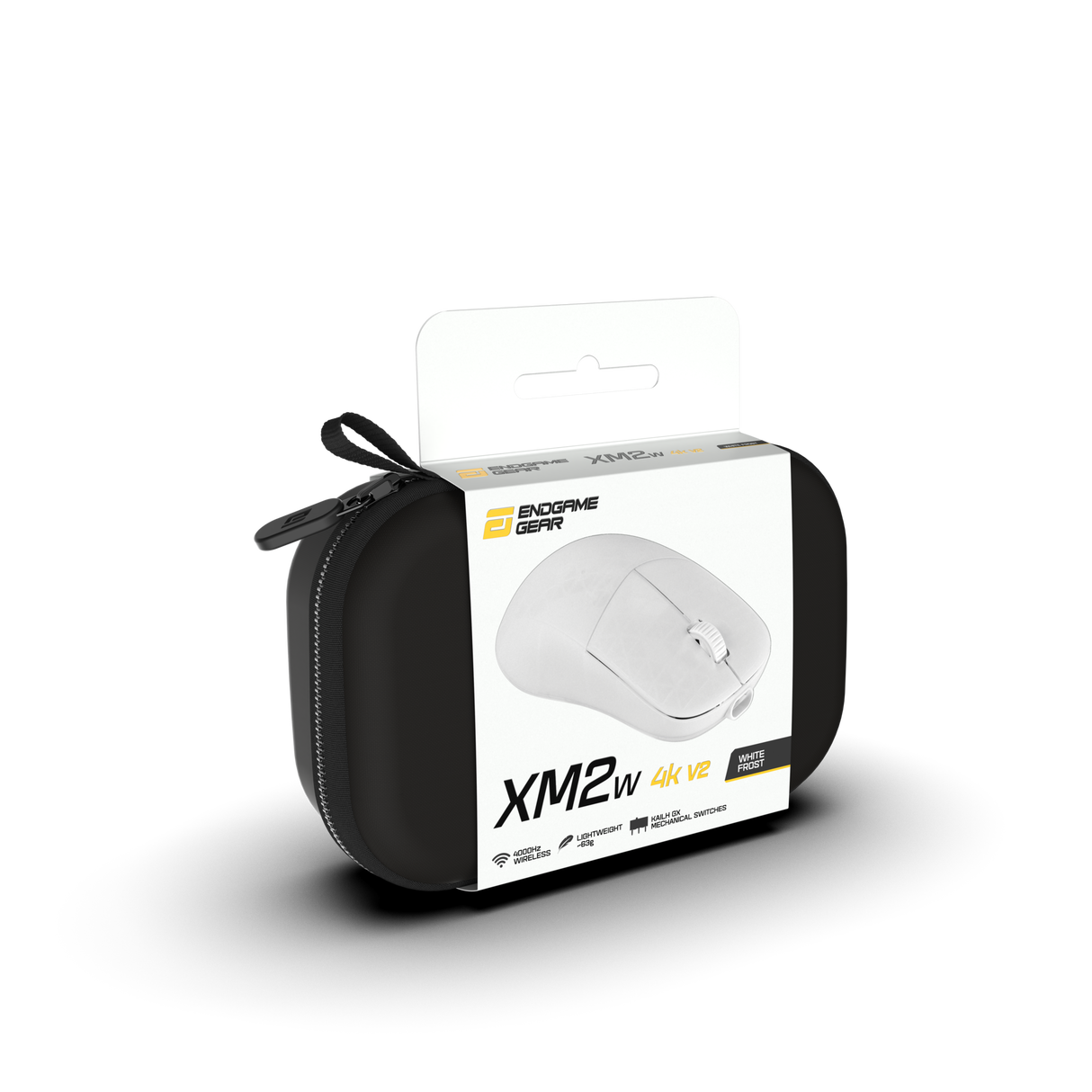 Endgame Gear XM2w 4K V2 – Trådlös spelmus (Vit Frost)