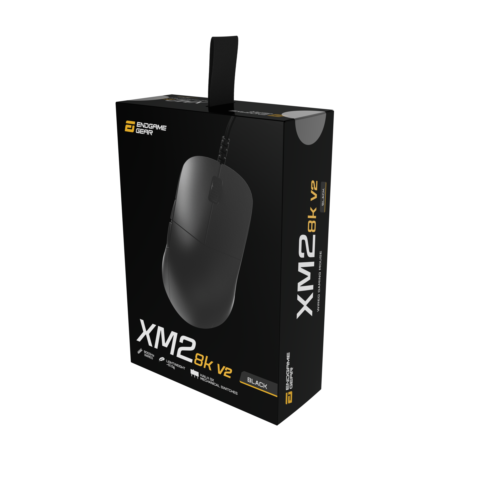 Endgame Gear XM2w 8K V2 - Trådbunden spelmus (svart)