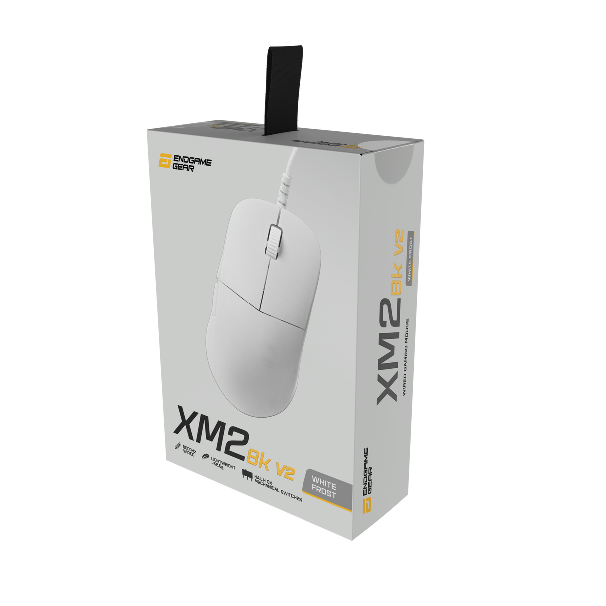 Endgame Gear XM2 8K V2 – Trådbunden spelmus (Vit Frost)