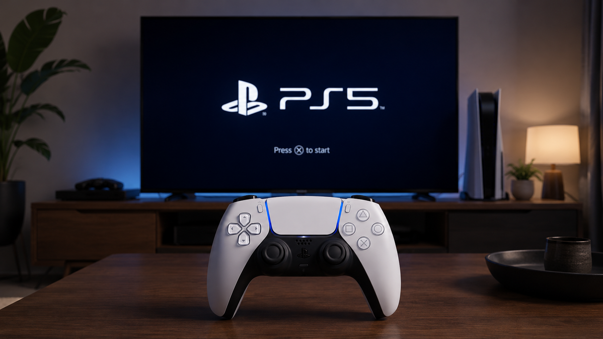 Playstation 5 DualSense White-kontroll