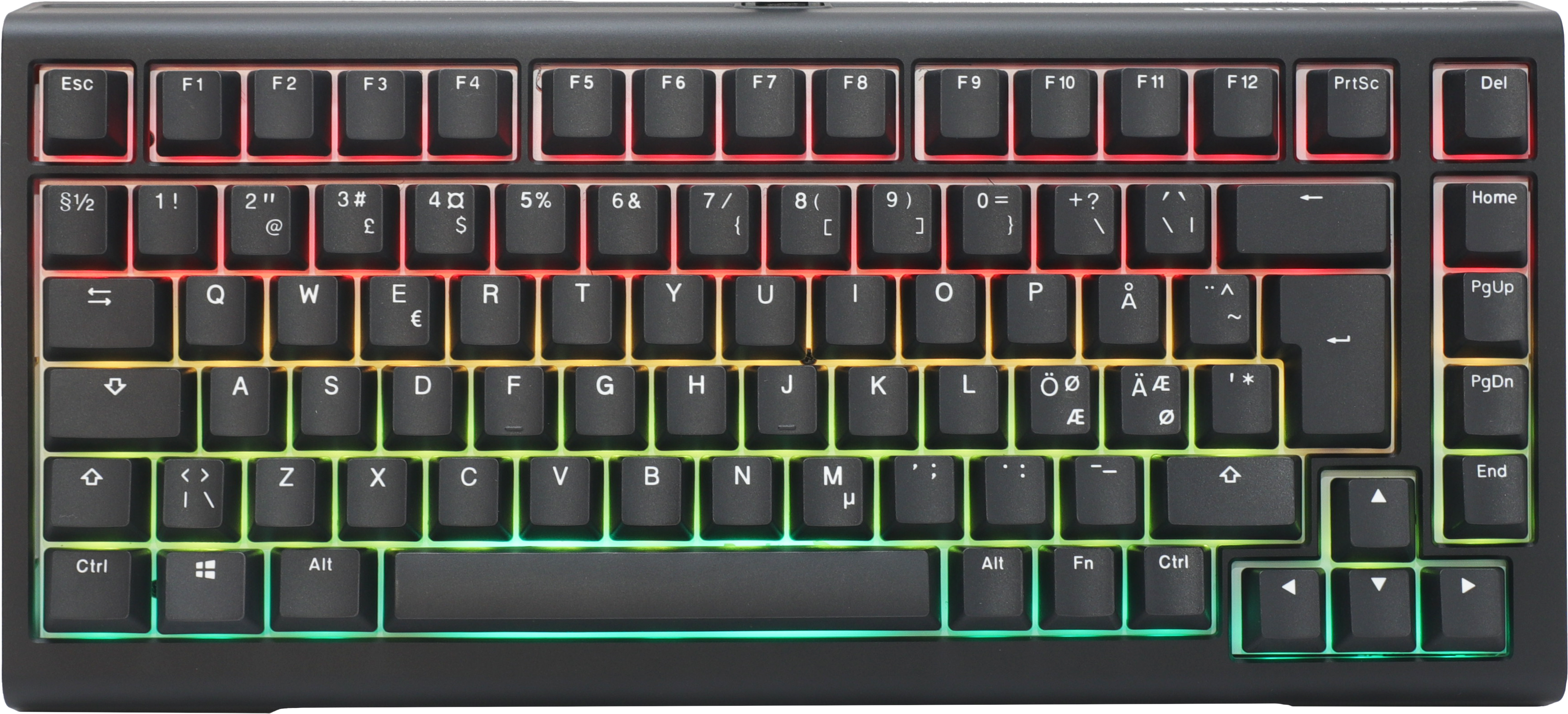 Ducky Tinker75 - Prebuilt - ISO - Black - MX Cherry Blue Ducky