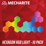 MECHARITE - Hexagon RGBIC-lampa - 10-pack