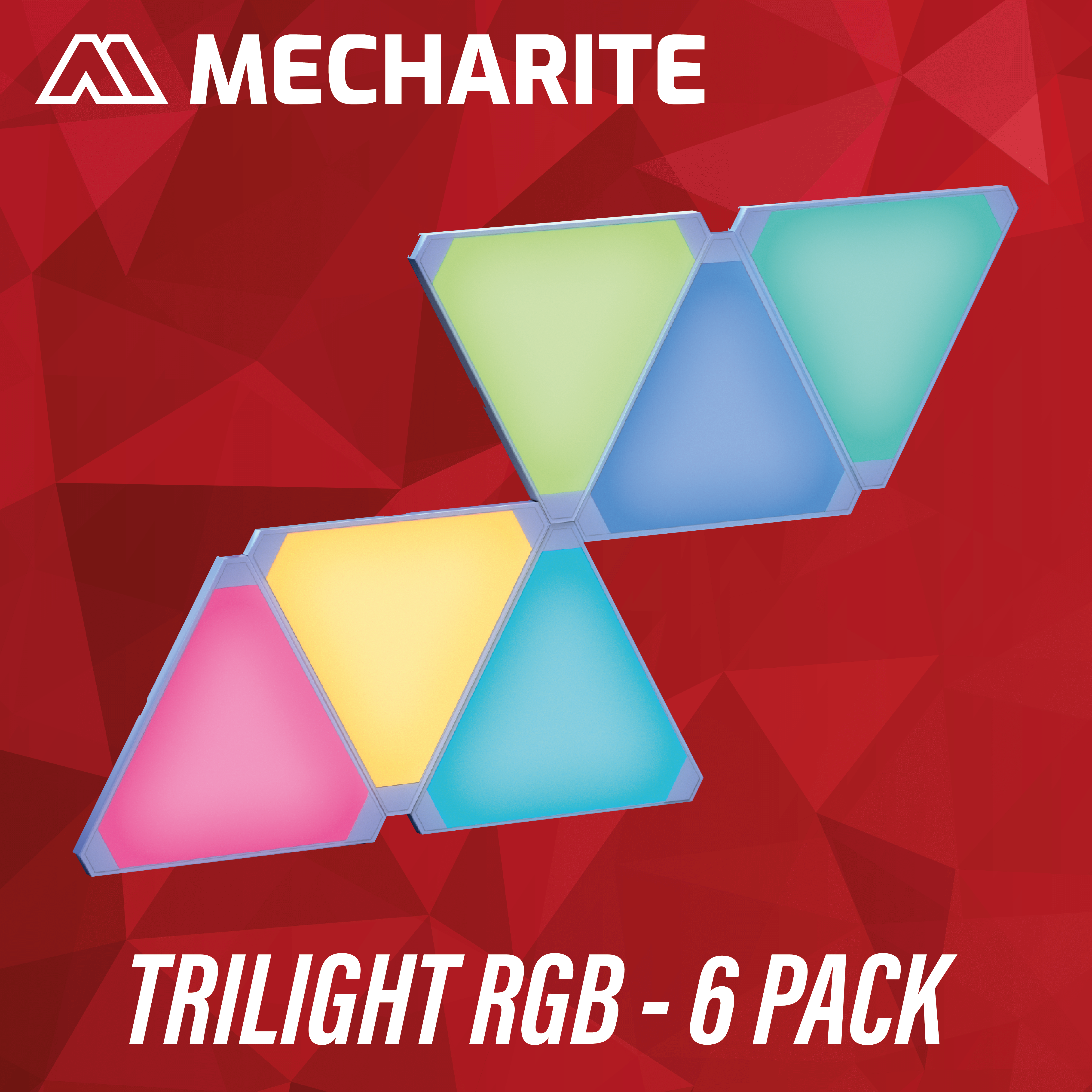 MECHARITE - TriLight RGBIC-lampa - 6-pack