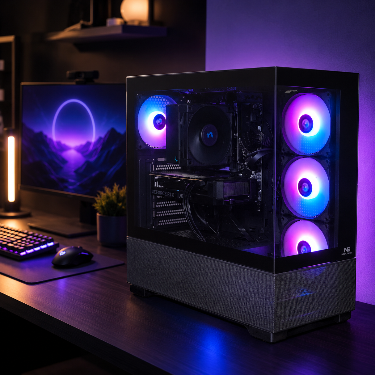 Geekd - Quantum Orion speldator - 5700X - RTX 5060 - Windows 11