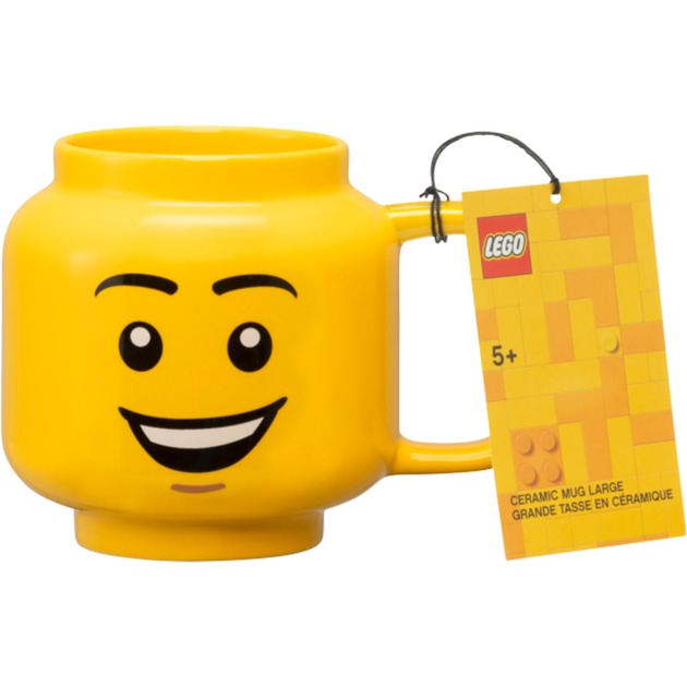 Room Copenhagen LEGO keramikmugg Happy Boy, stor (gul)