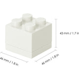 Room Copenhagen LEGO Mini Box 4, lunch box (white)