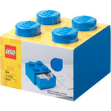 Room Copenhagen LEGO skrivbordslåda 4, förvaringslåda (blå, knoppar)