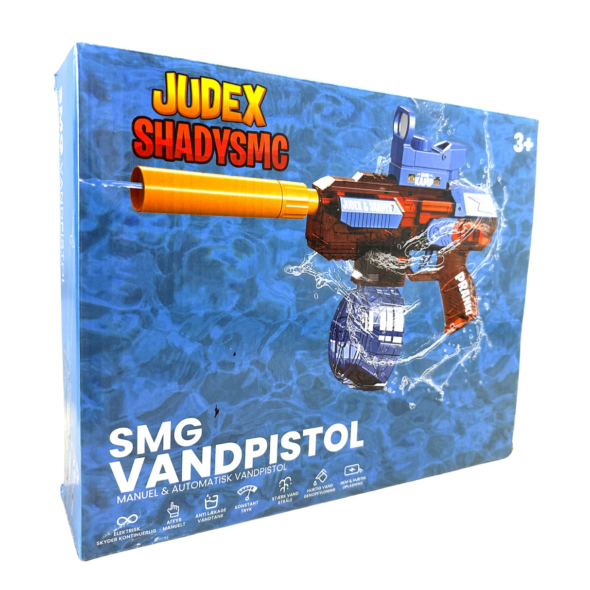 Judex x Shadys - SMG Vattenpistol - Elektrisk