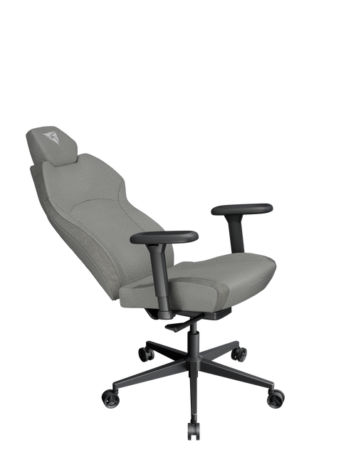 ThunderX3 TX3 SOLO – Loft Air ljusgrå kontorsstol med SYNC4- och 6D-justering (max 125 kg)