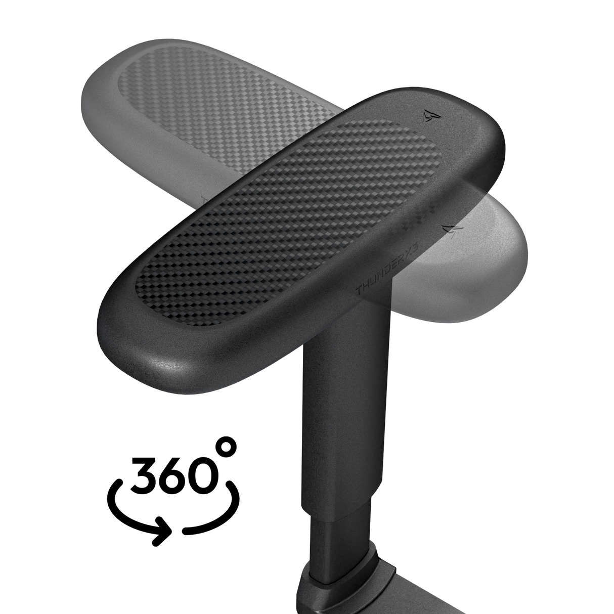 ThunderX3 TX3 SOLO – Modern Black Kontorstol med SYNC4 og 6D Justering (125 kg max)