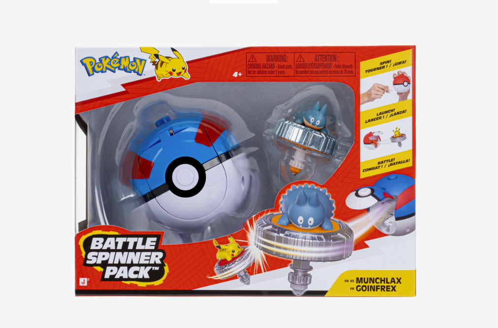 Pokémon Battle Spinner – Growlithe & Great Ball