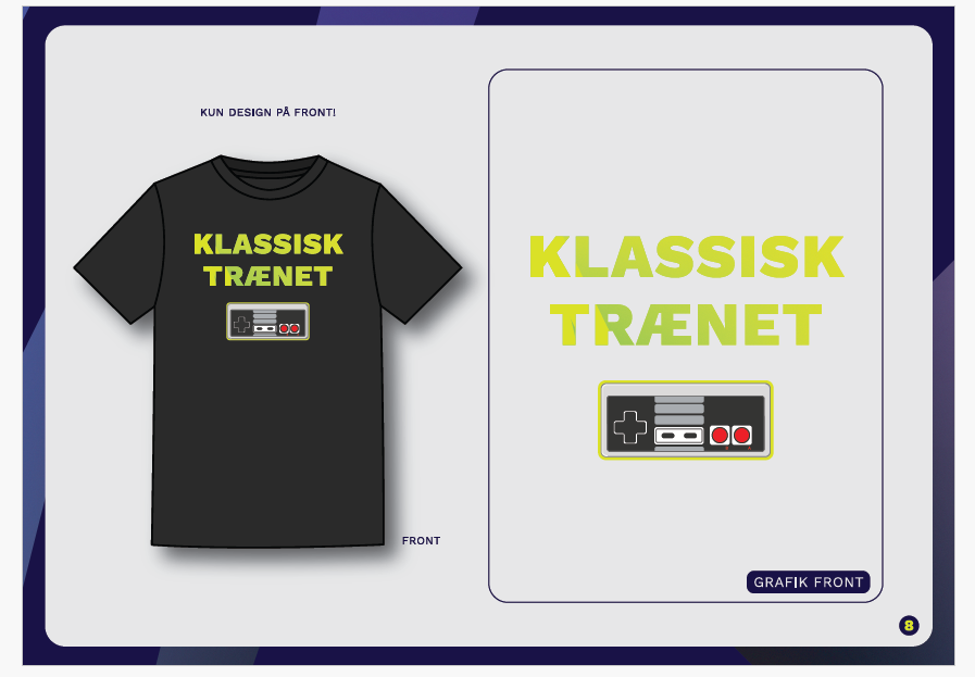 Arkaden Klassisk Trænet Tee