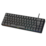 Gamiac TKL69G - Sort/Grå - SF Tastatur - Blå Switch