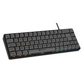 Gamiac TKL69G - Sort/Grå - SF Tastatur - Rød Switch