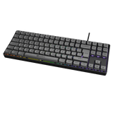 Gamiac TKL90G - Grå/Sort - TKL Tastatur - Blå Switch