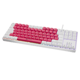 Gamiac TKL90G - Hvid/Rød - TKL Tastatur - Blå Switch