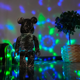 Teddy Star LED-lampa svart marmor