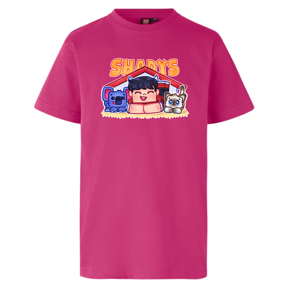 ShadysMC Shadys Kæledyr Tee - Lyserød