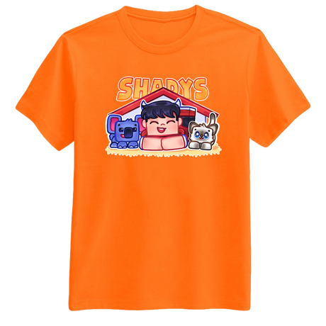 Shadys Kæledyr Tee - Orange ShadysMC
