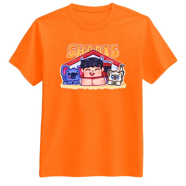 Shadys Kæledyr Tee - Orange ShadysMC