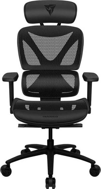 ThunderX3 YTC Mesh Black - Sync5, 125 kg max, 2D armstöd, klass 4 gaslyft