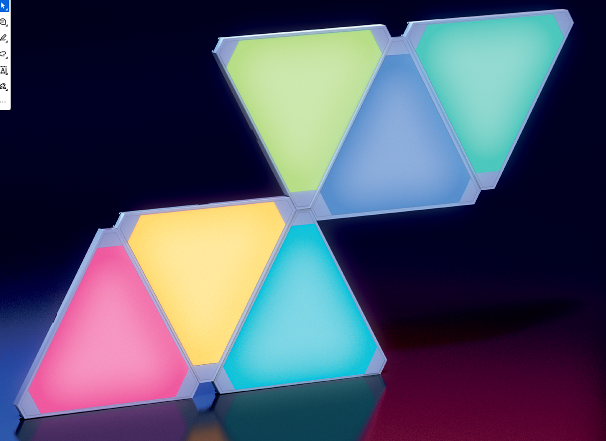 MECHARITE - TriLight RGBIC Light - 6 Pack