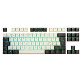 Ducky Tuxedo Keycap-set - dubbel shot PBT - Svart & Vit