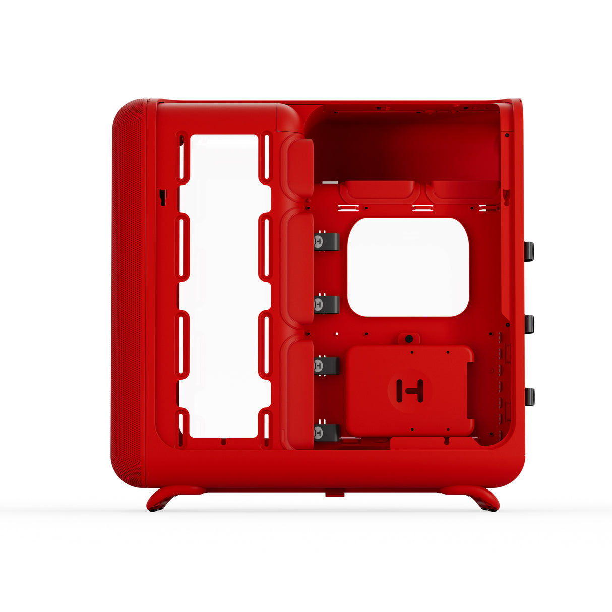 HYTE X50 Midi-Tower – Wild Cherry / Röd