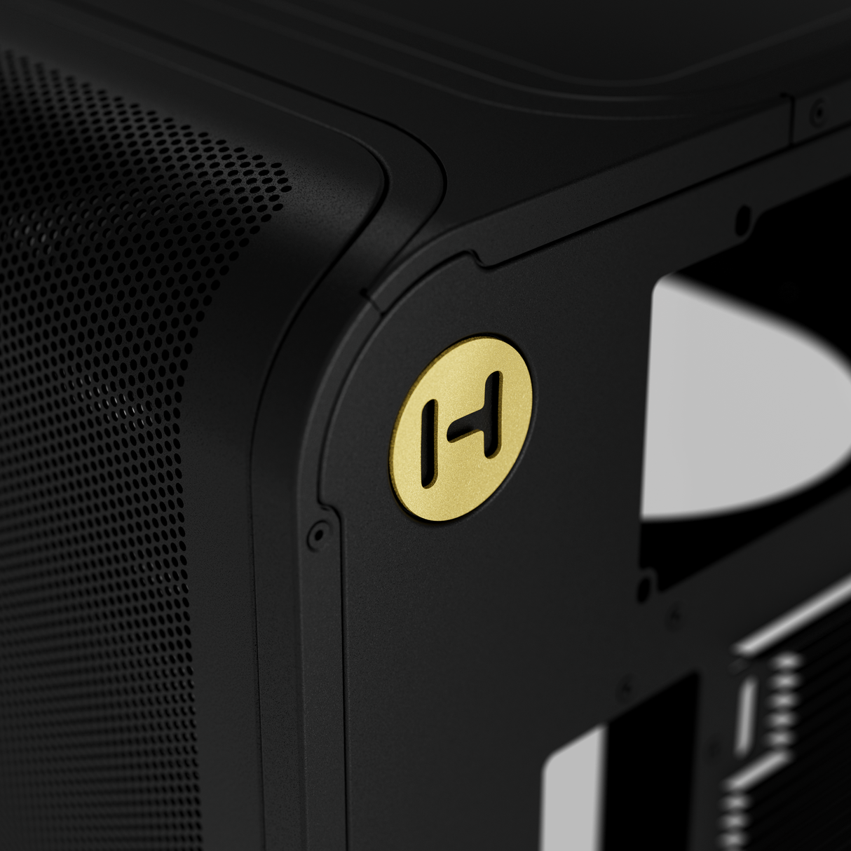 HYTE X50 Midi-Tower – Mesh Pitch Black