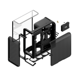 HYTE X50 Midi-Tower – Mesh Pitch Black
