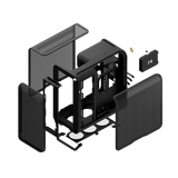 HYTE X50 Midi-Tower – Kolsvart