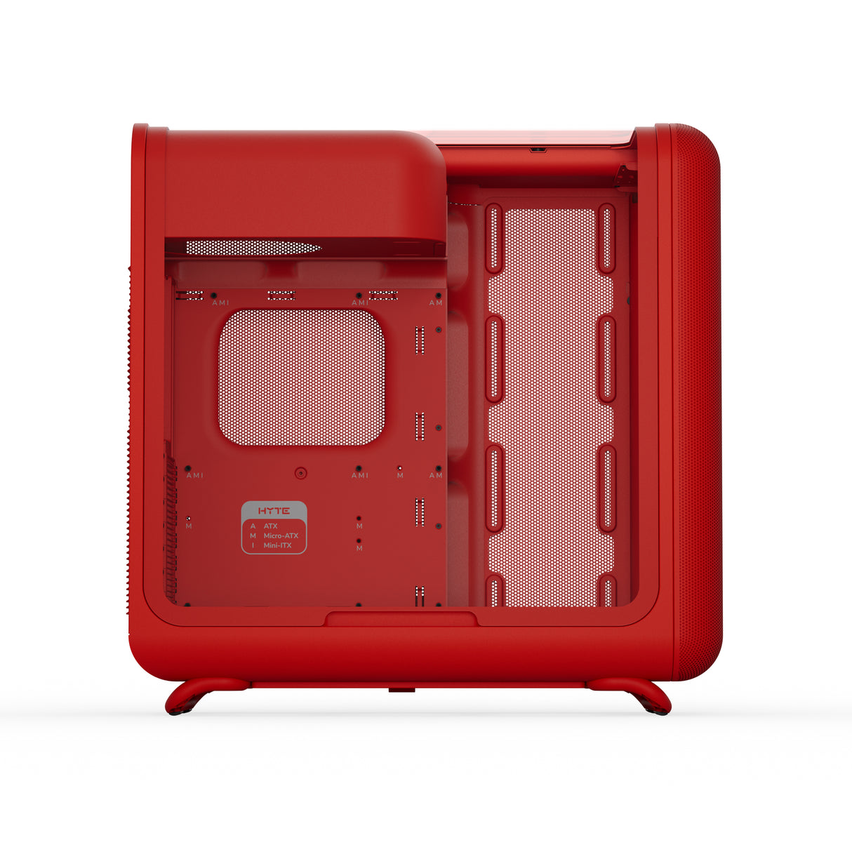 HYTE X50 Midi-Tower – Wild Cherry / Röd