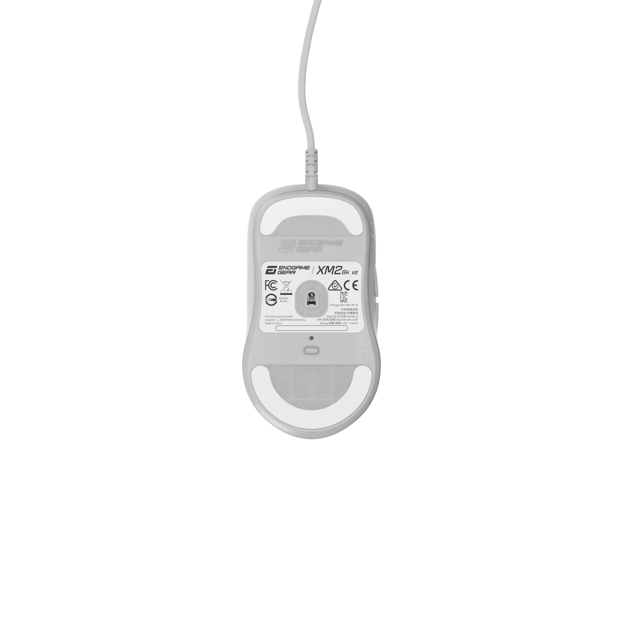 Endgame Gear XM2 8K V2 – Trådbunden spelmus (Vit Frost)