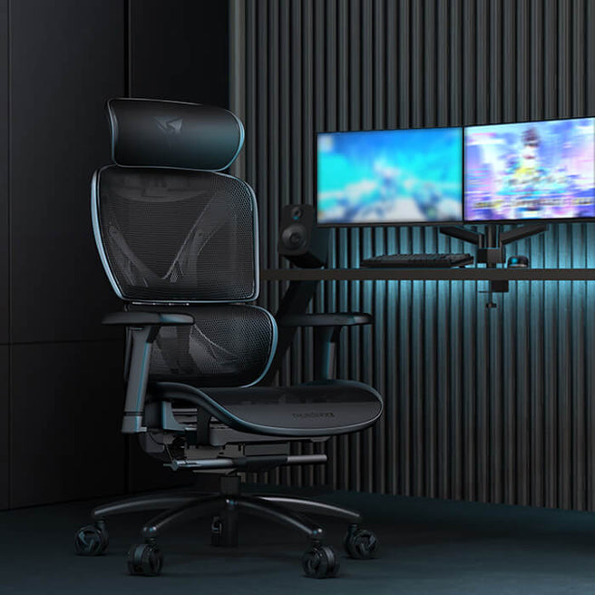 ThunderX3 XTC Mesh Black Gamingstol Max 125 kg