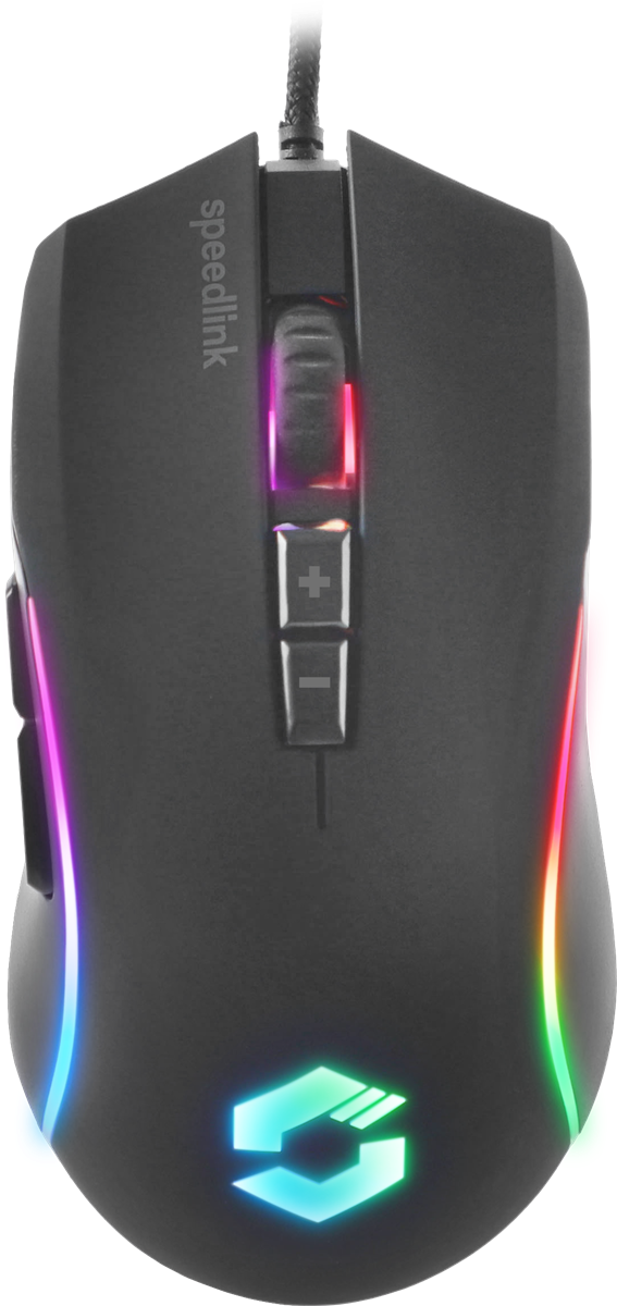 SpeedLink ZAVOS Gaming Mouse, Gummisvart