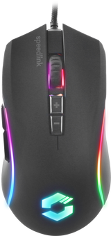 SpeedLink ZAVOS Gaming Mouse, Gummisvart