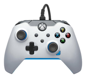 PDP Wired Controller Xbox Series X White - Ion (Blue) PDP