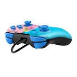PDP Faceoff Deluxe Audio Wired Controller Peach Licensed Switch