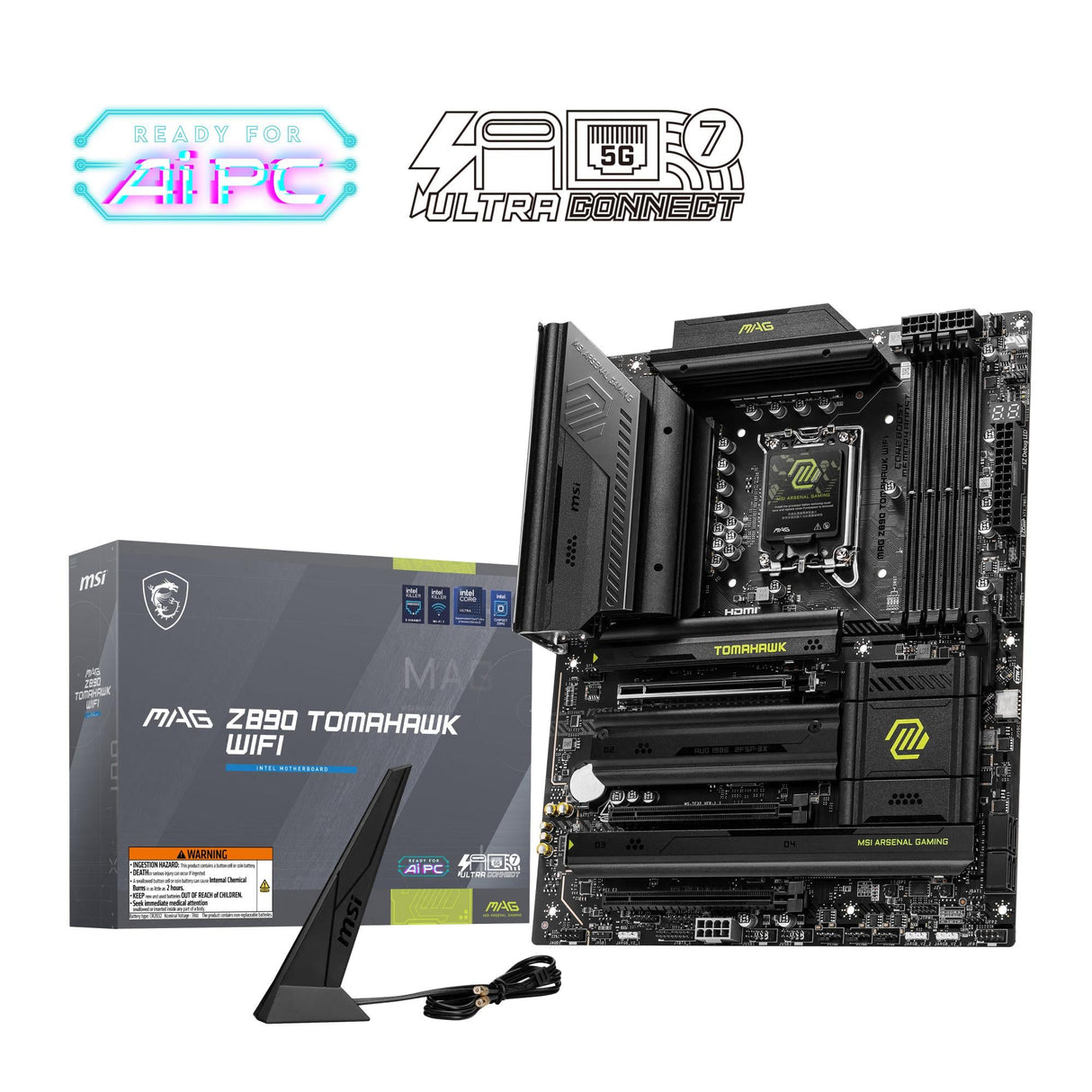 MSI MAG Z890 TOMAHAWK WIFI ATX LGA1851-sockel Intel Z890