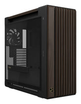 ASUS ProArt PA602 Wood Edition Modern Black - Tempered Glass Panel – set skråt forfra