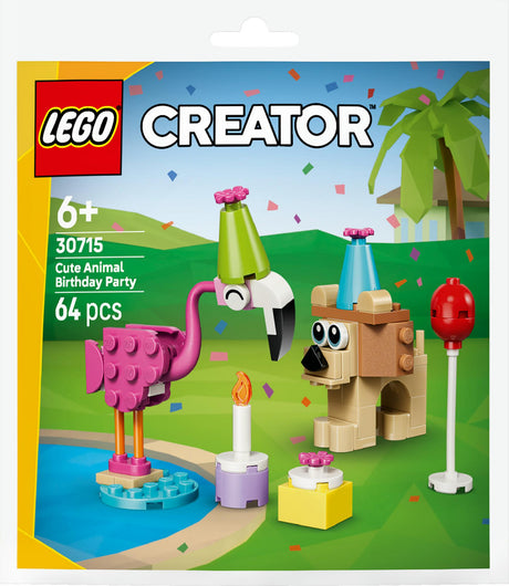 LEGO 30715 Creator Niedliche Tiere Feiern Geburtstag (Polybag) LEGO