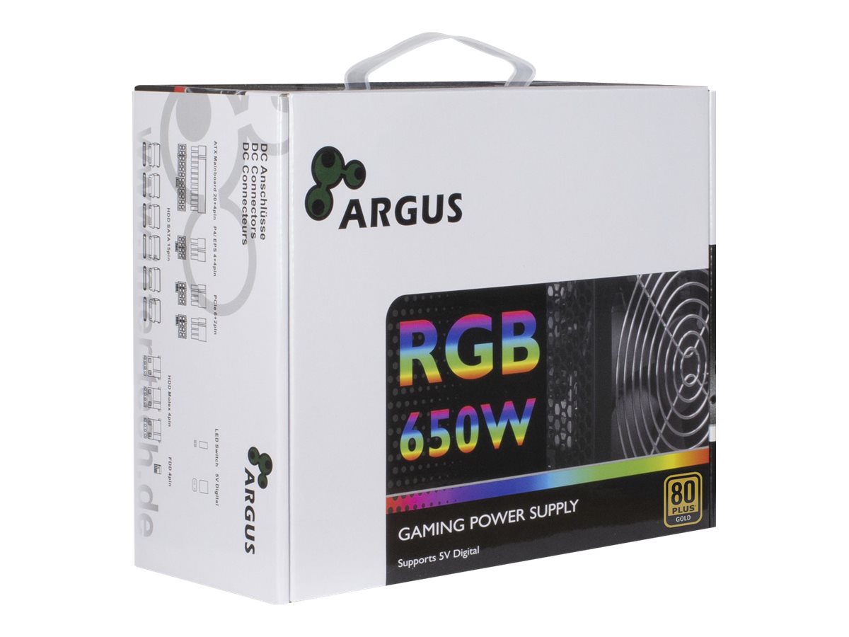 Argus RGB-650W CM II Strömförsörjning 650Watt