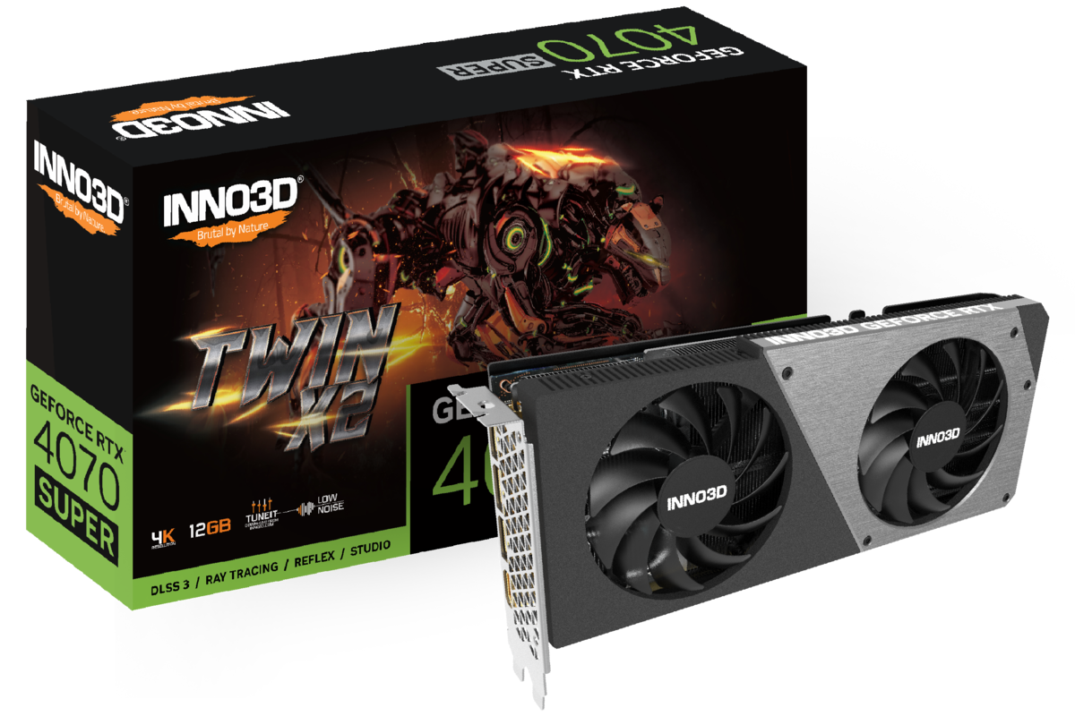 Inno3D GeForce RTX 4070 SUPER Twin X2 12GB