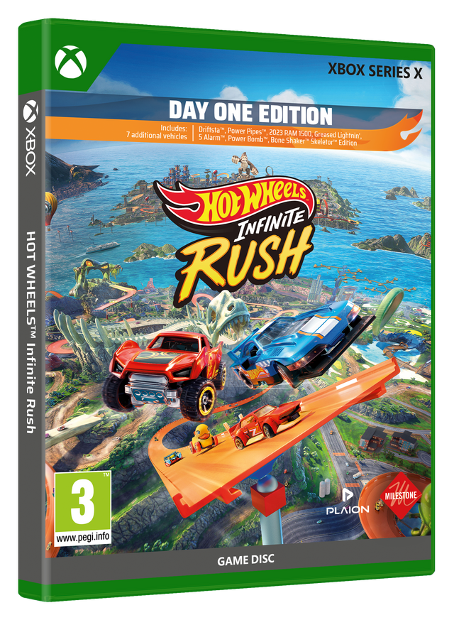 Hot Wheels Infinite Rush – Day One Edition – Xbox One / Xbox Series X – forside