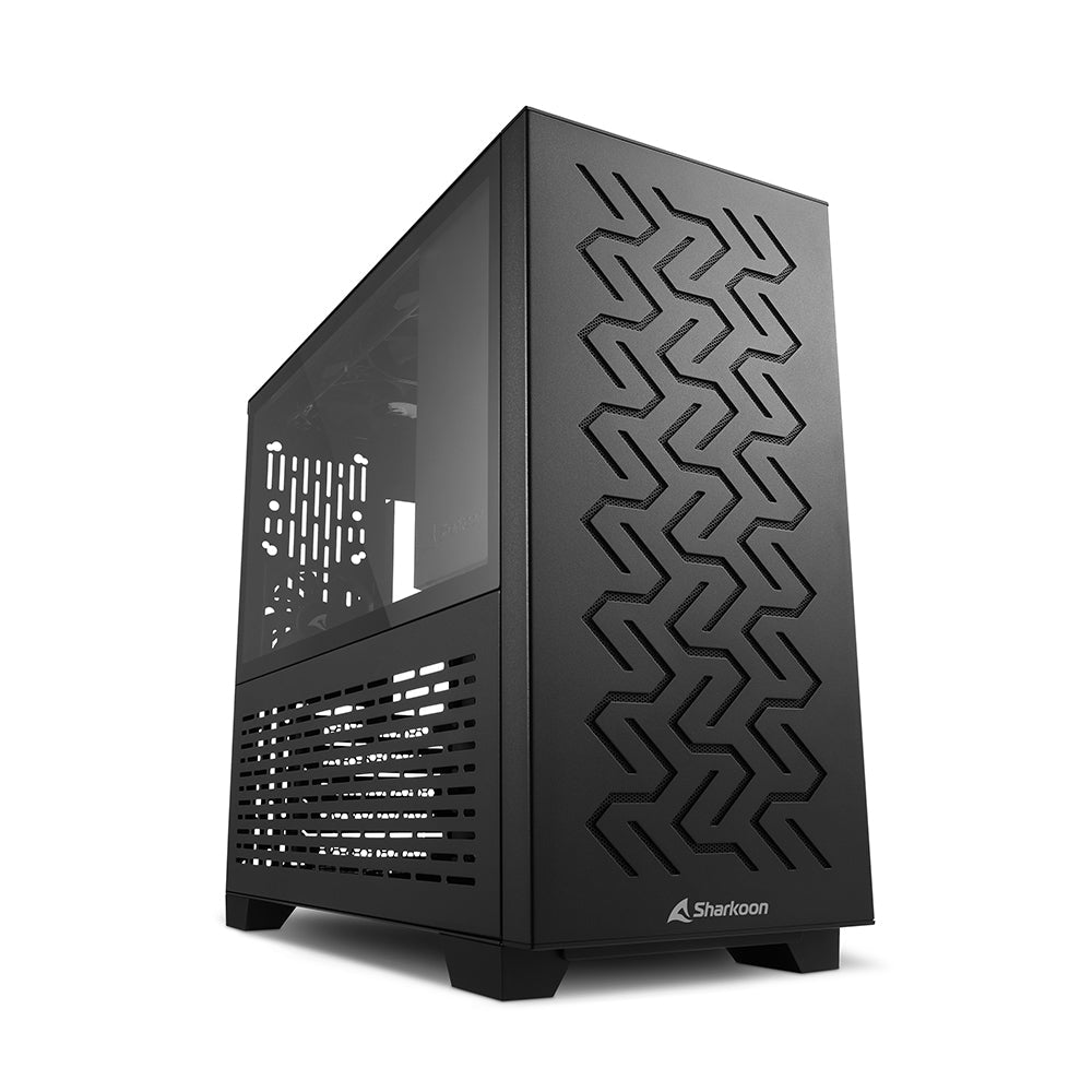 Sharkoon MS-Z1000, Speltornfodral (svart Sidopanel I Härdat Glas)